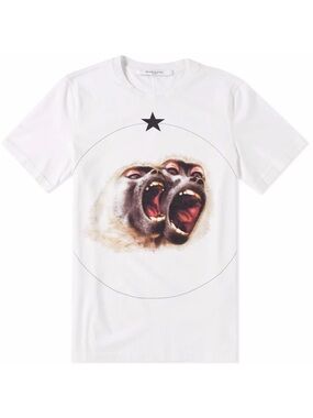 Givenchy Cuban Monkey Brother Tee T-Shirt - White